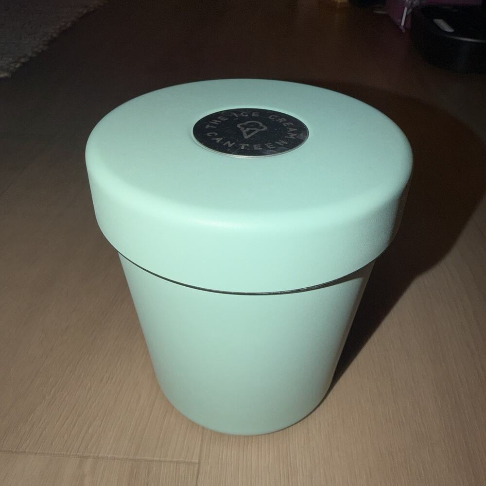 The Ice Cream Canteen Mint Green Insulated Ice Cream Container Pint Holder - Picture 2 of 3